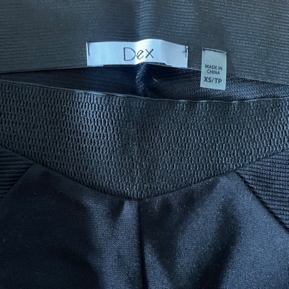 DEX Black Moto Style Leggings NWOT (XS) - Picture 3 of 4